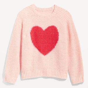 Old Navy Pink Knit Sweater with Heart Size 3x